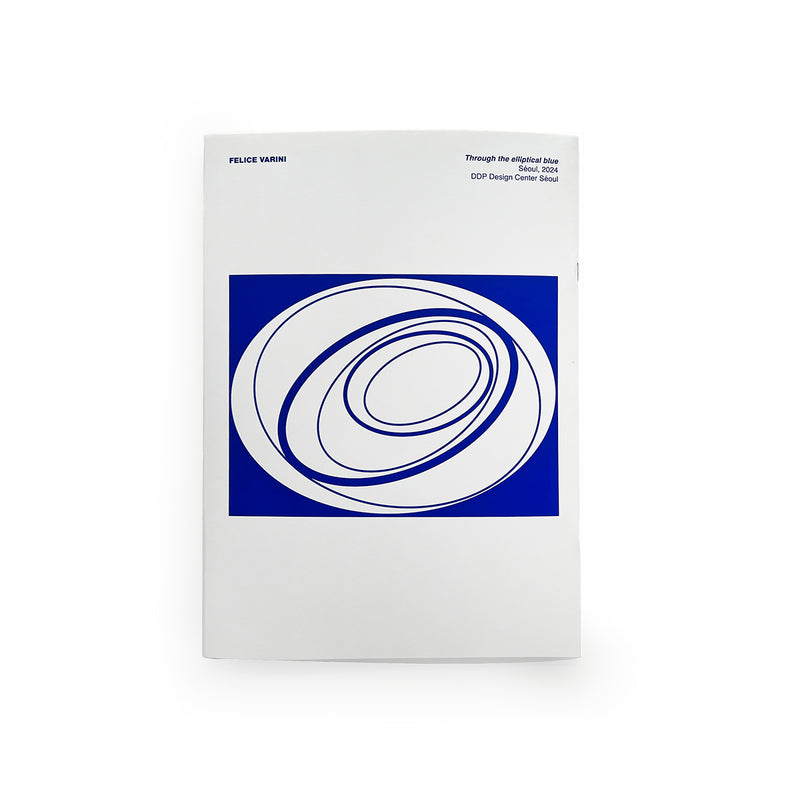 Felice Varini  - "Through the Elliptical Blue"