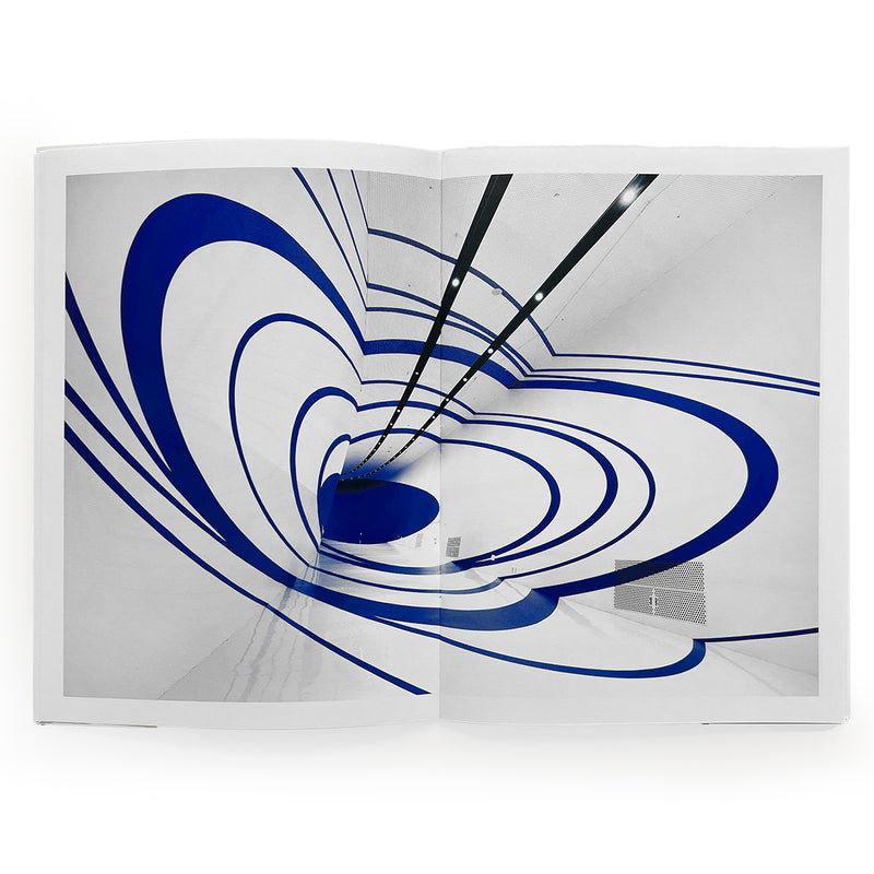 Felice Varini  - "Through the Elliptical Blue"