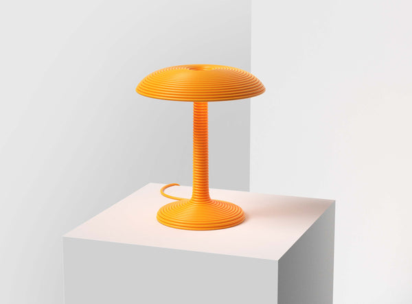 Athime de Crécy - Lampe "Kabelsalat" - édition classique orange