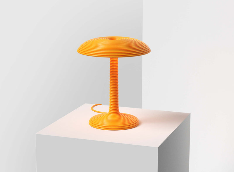 Athime de Crécy - Lampe "Kabelsalat" - édition classique orange