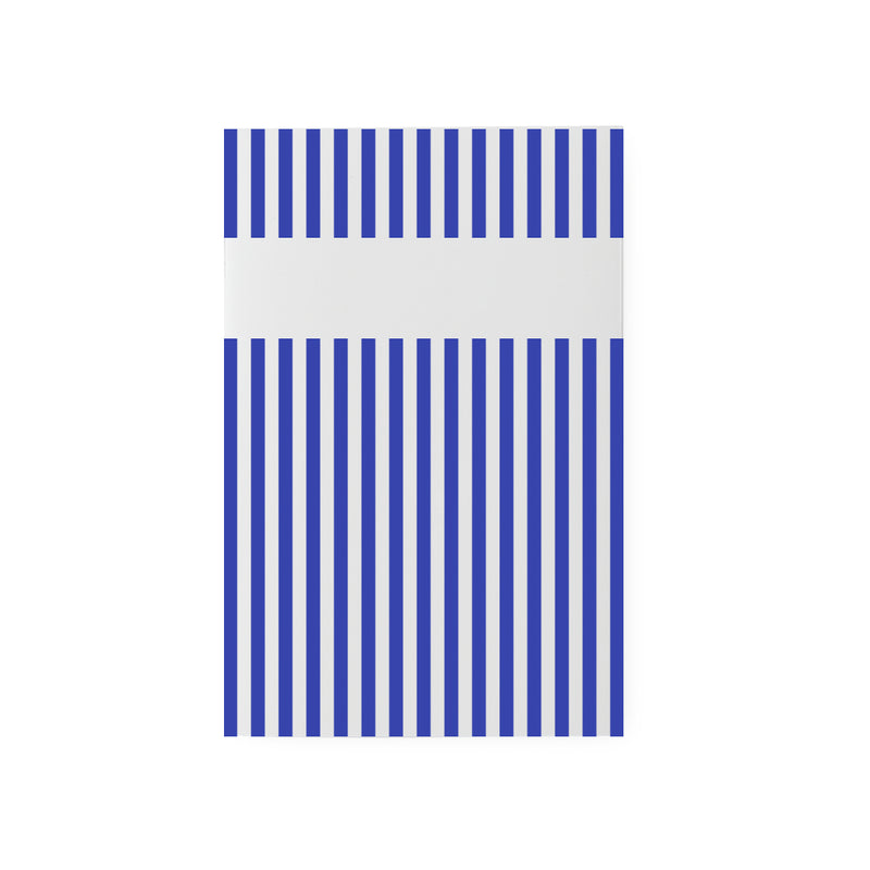 carnet de notes rayé Bleu -Pantone 072