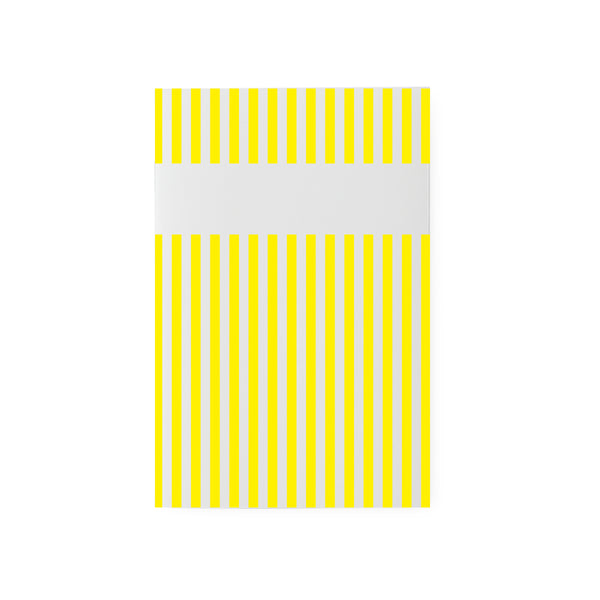carnet de notes rayé Jaune fluo -Pantone 803