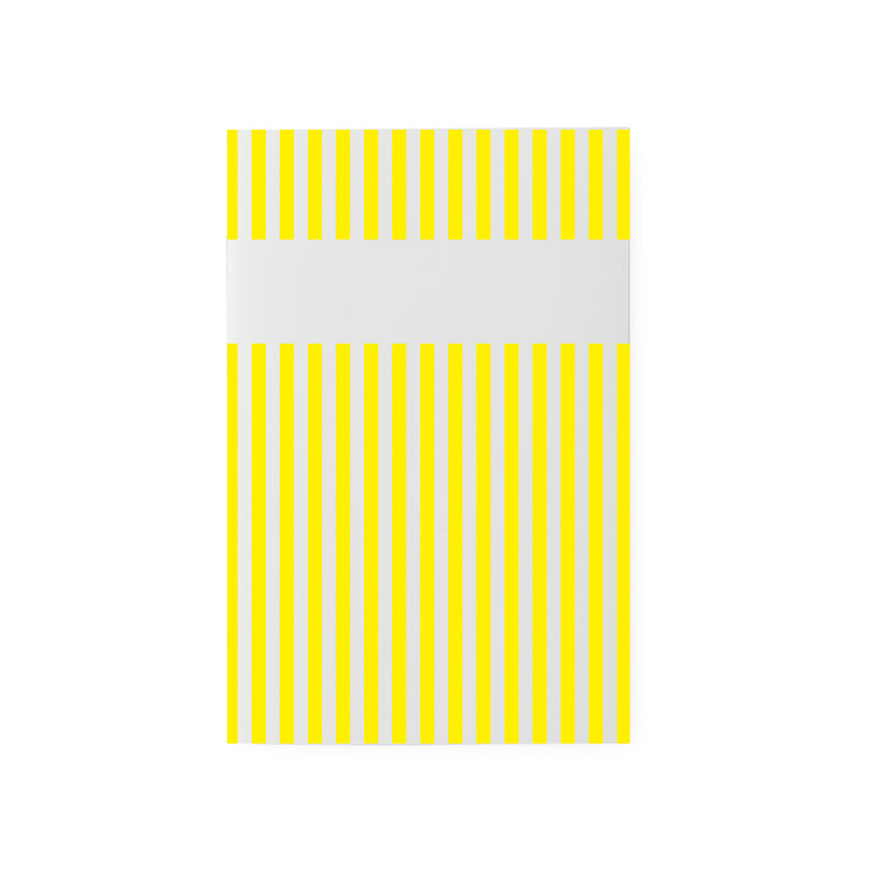 carnet de notes rayé Jaune fluo -Pantone 803