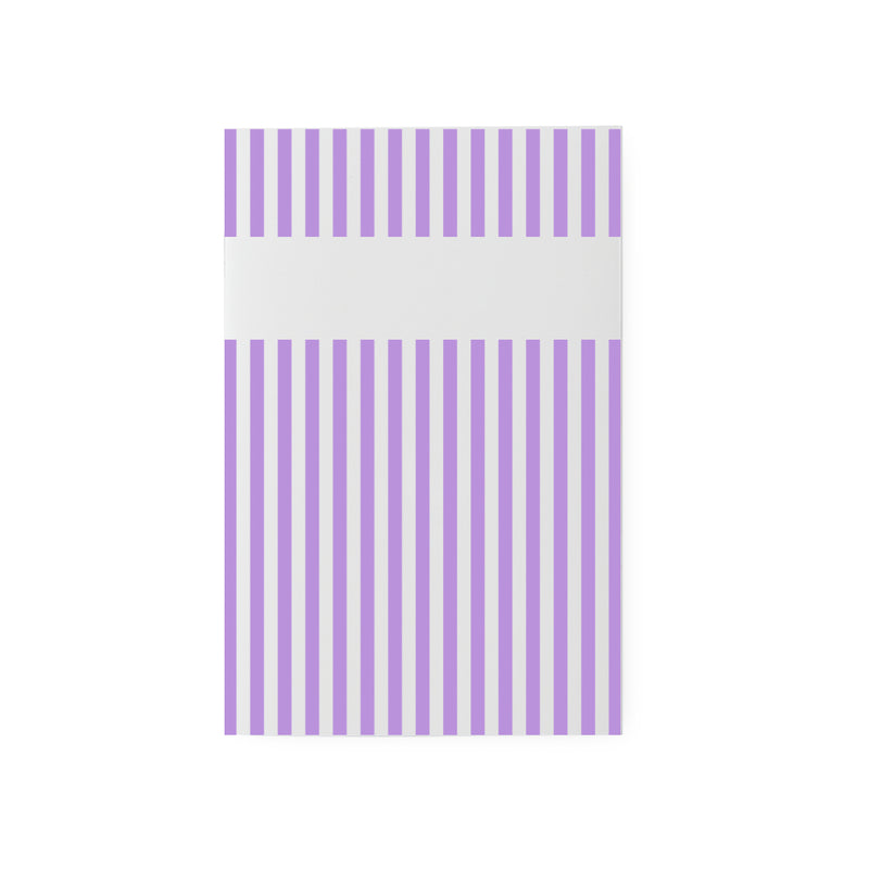 carnet de notes rayé Mauve -Pantone 264