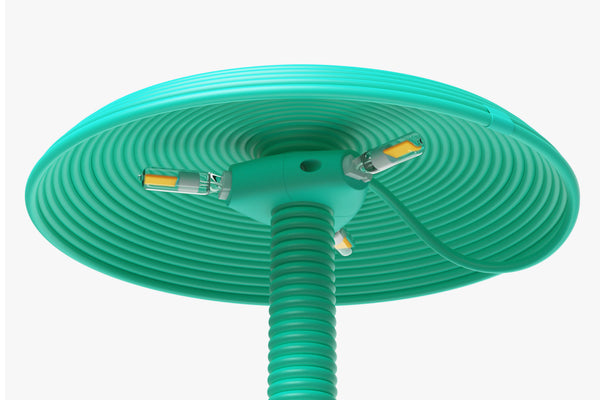 Athime de Crécy - Lampe "Kabelsalat" édition spéciale Verte