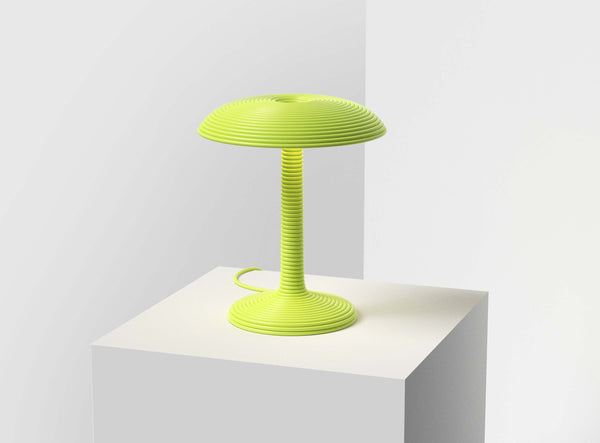 Athime de Crécy - Lampe "Kabelsalat" édition spéciale - Pantone 396 - jaune/vert