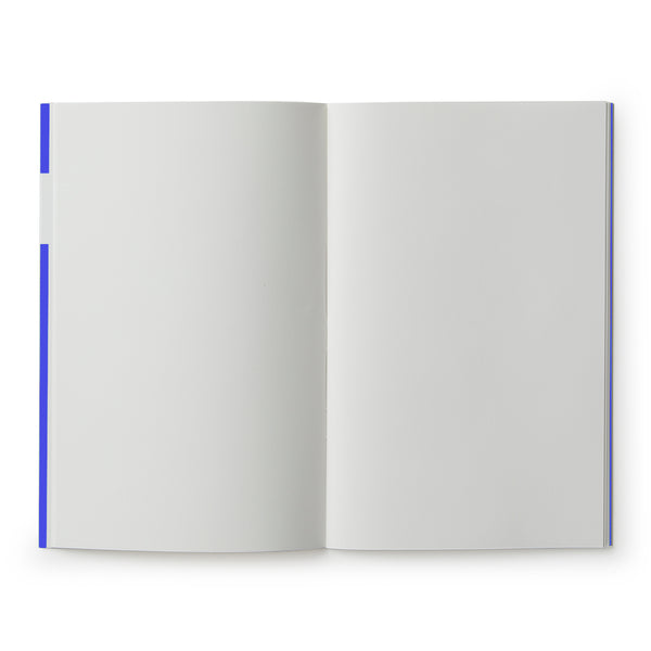 carnet de notes rayé Bleu -Pantone 072