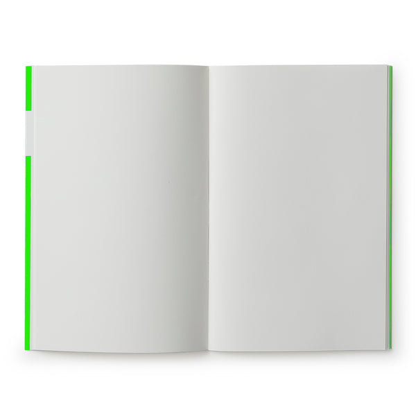 carnet de notes rayé Vert fluo -Pantone 802