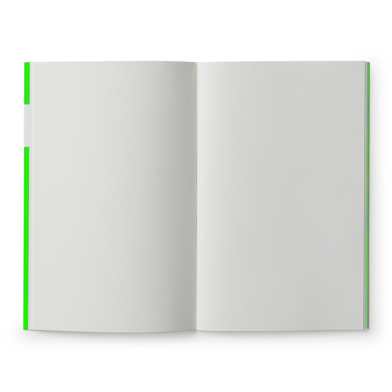 carnet de notes damier Vert fluo -Pantone 802