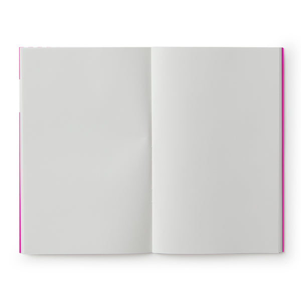 carnet de notes rayé Rose fluo -Pantone 806