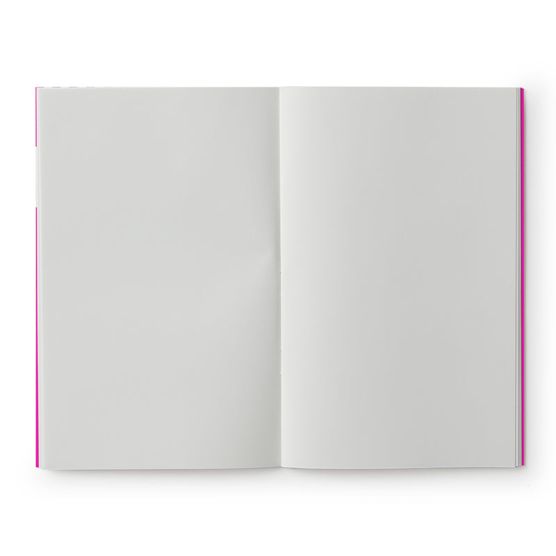 carnet de notes rayé Rose fluo -Pantone 806