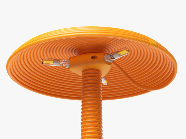 Athime de Crécy - Lampe "Kabelsalat" - édition classique orange