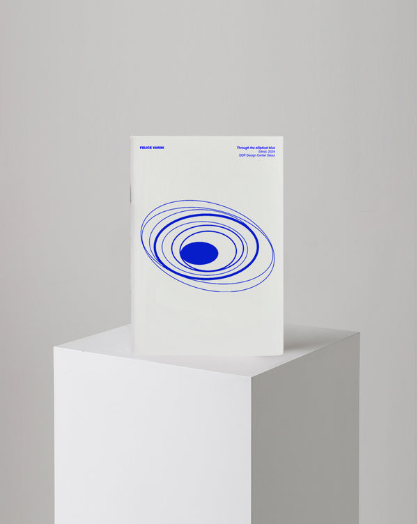 Felice Varini  - "Through the Elliptical Blue"