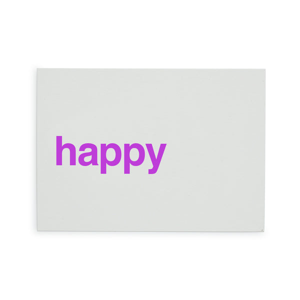 carte "happy"