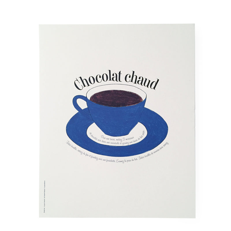 poster chocolat chaud