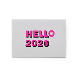 carte hell 2020/ hello 2021  rose/noir
