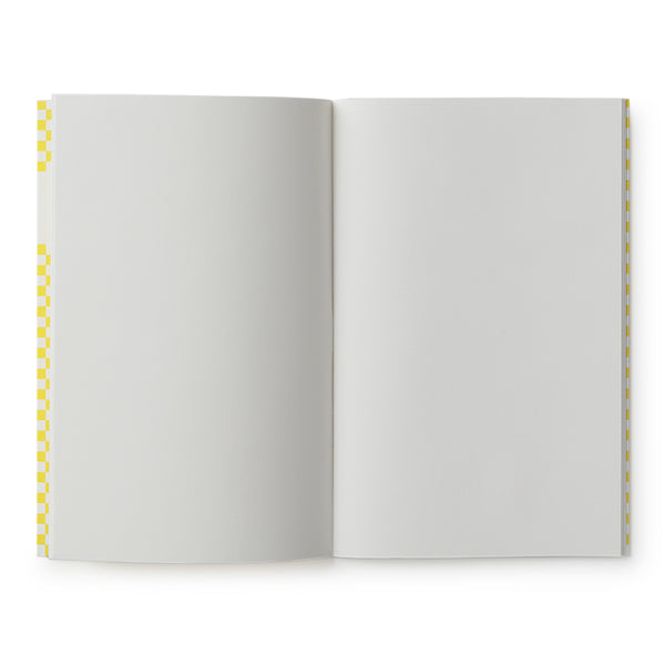 carnet de notes damier jaune