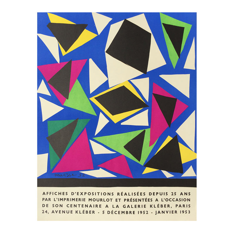 Henri Matisse - "Centenaire de la galerie Kleber "