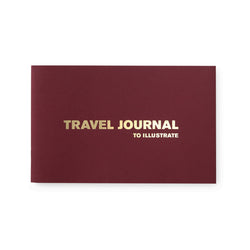 burgundy travel journal